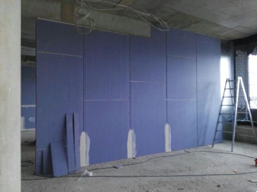 Κατασκευή γυψοσανίδας για ηχομόνωση